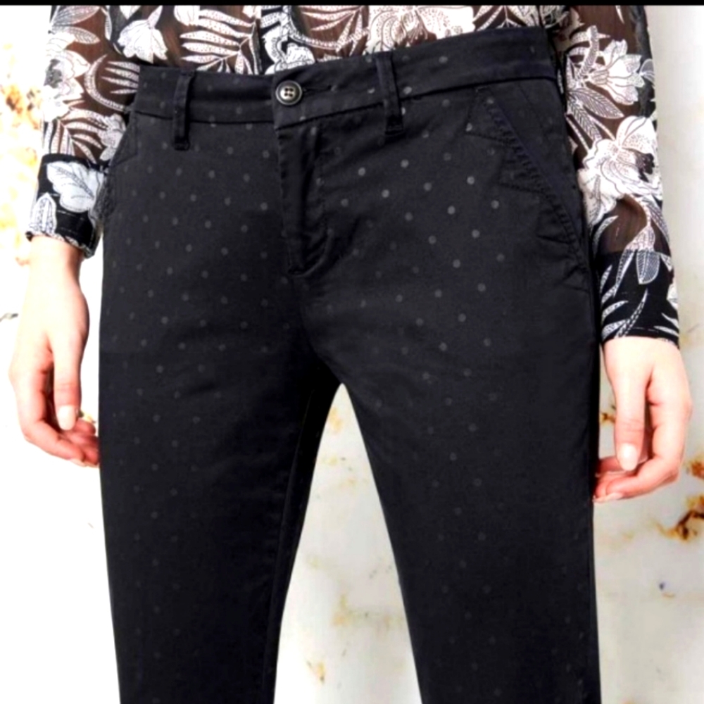 Reiko Sandy Skinny printed Dots Chinos 30